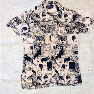 Zara comic Button Up